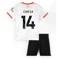 Maglia Calcio Liverpool Federico Chiesa #14 Terza Divisa Bambino 2024-25 Manica Corta (+ pantaloncini)